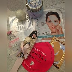 Pampering Face & Body Skincare Bundle Masks & Scrub (Read Description)